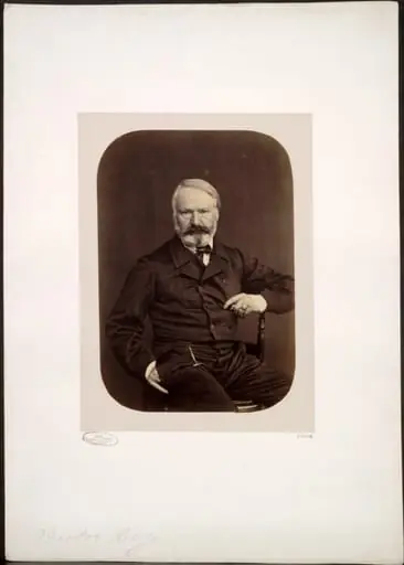 Portrait of Victor Hugo on Guernsey