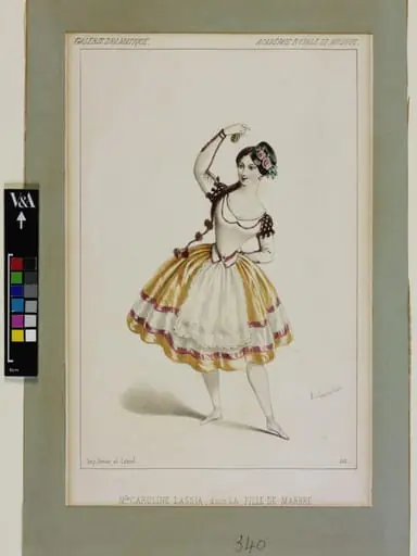 Mlle Caroline Lassia, dans La Fille de marbre. (sic)