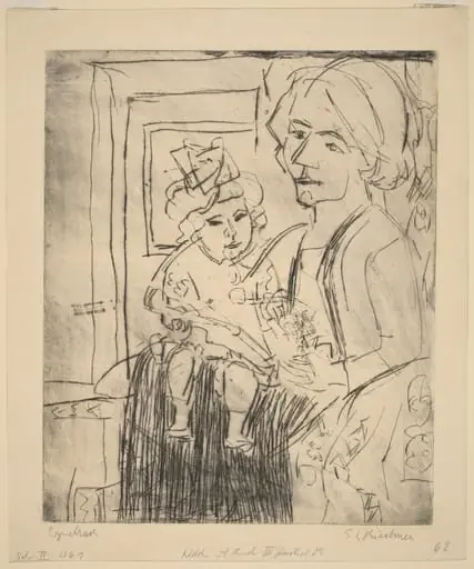 Young Woman with Child