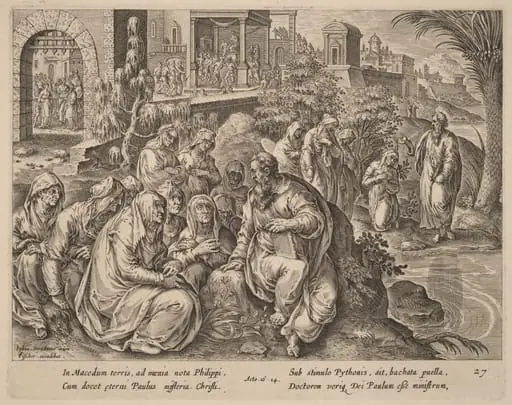 Saint Paul Speaks to the Women of Philippi by a River