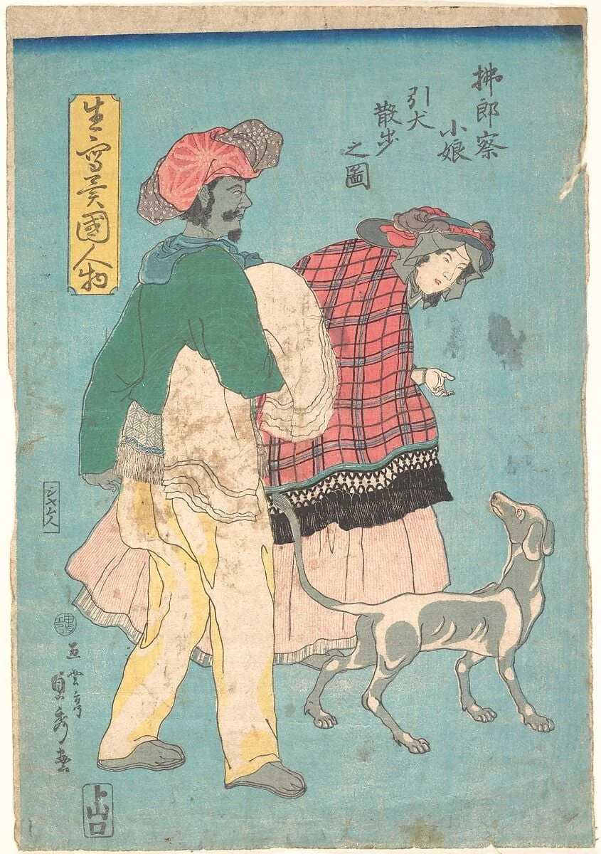 Untitled, by Utagawa (Gountei) Sadahide, ink, 1860