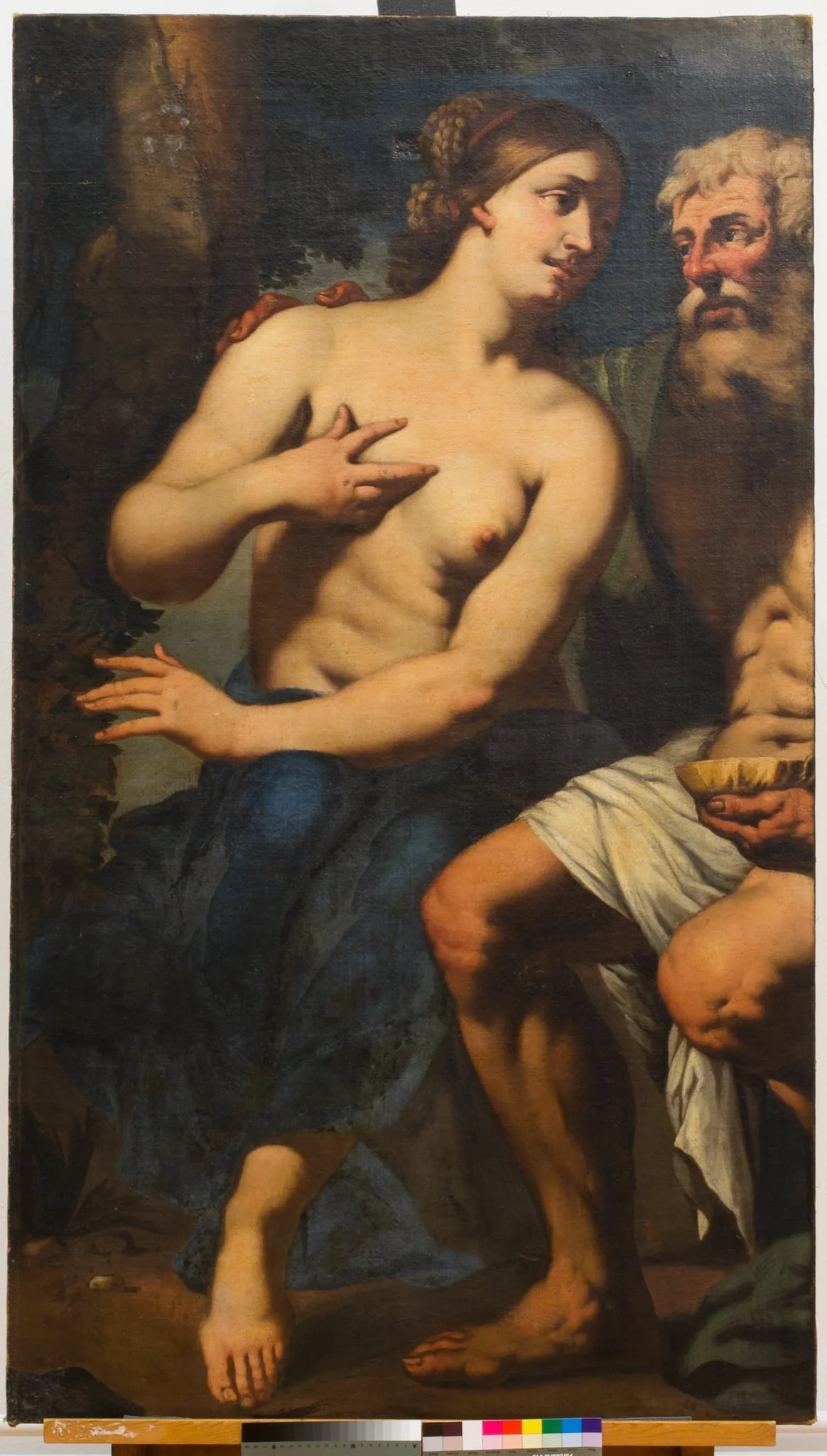 Lot und seine Töchter (Fragment), by Unknown, 1850