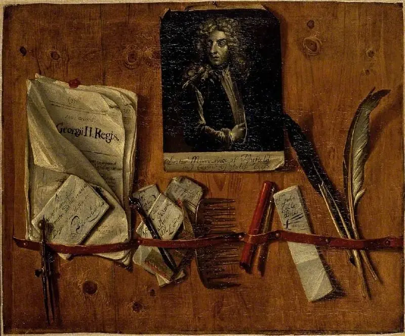 Trompe l'oeil painting