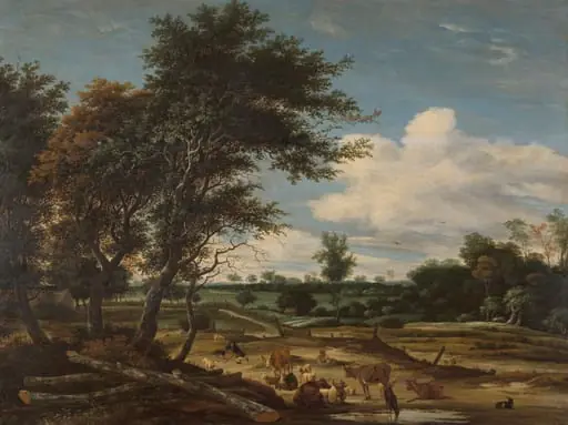 Landscape with herdsmen and cattle