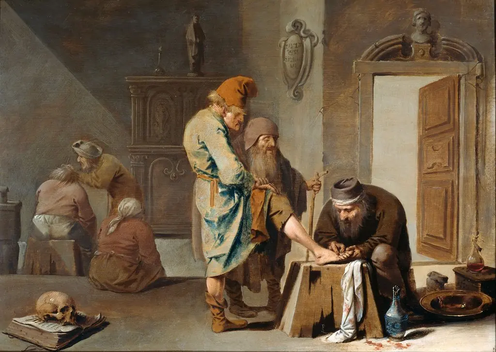 The foot operation
