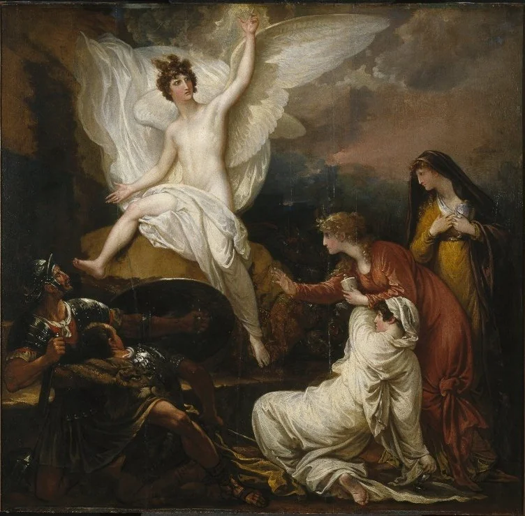 The Women at the Sepulchre (The Angel at the Tomb of Christ), by Benjamin West, oil, 1805