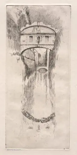 Etchings of Venice: Bridge of Sighs