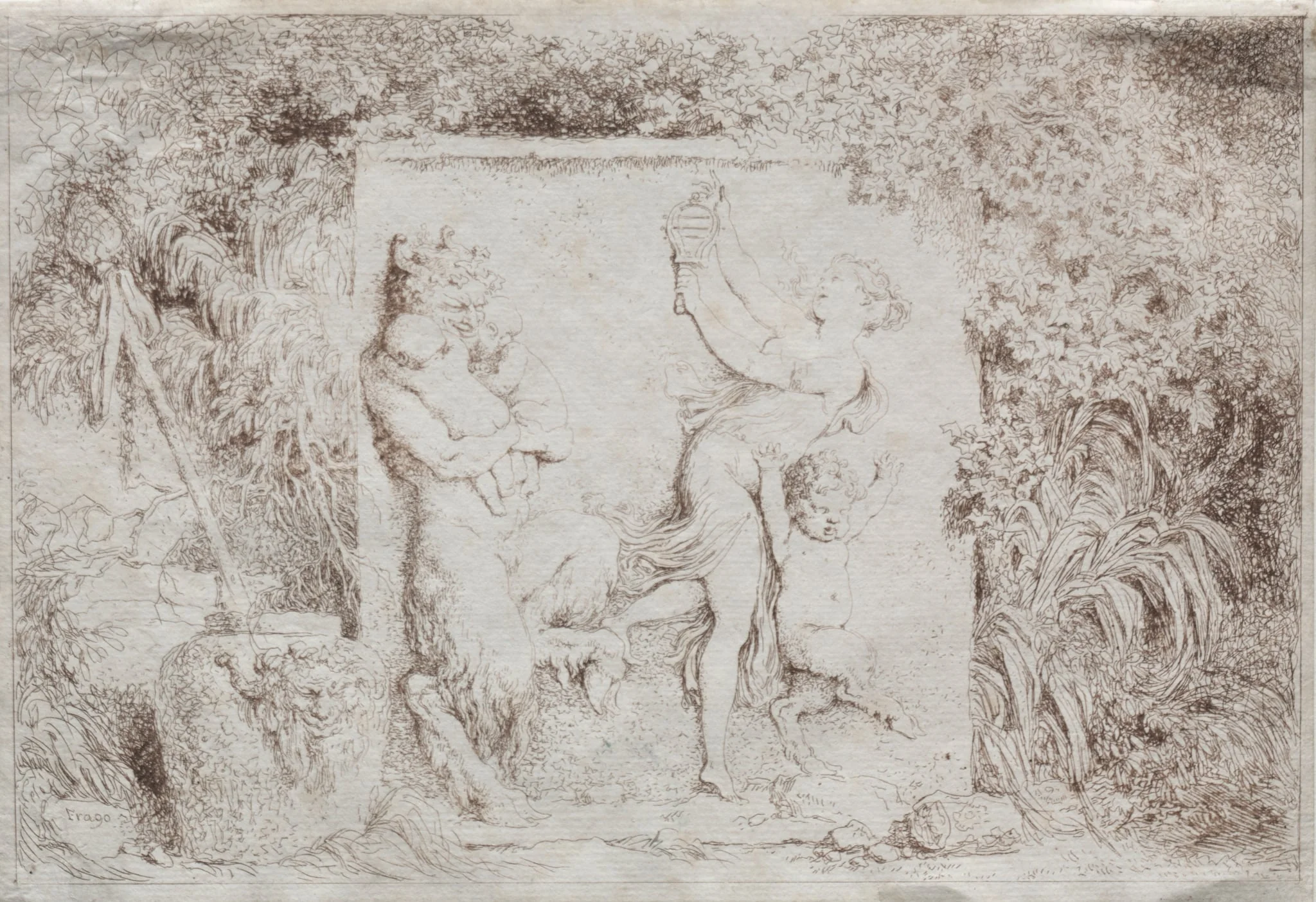 Bacchanal, by Jean Honoré Fragonard, 1763