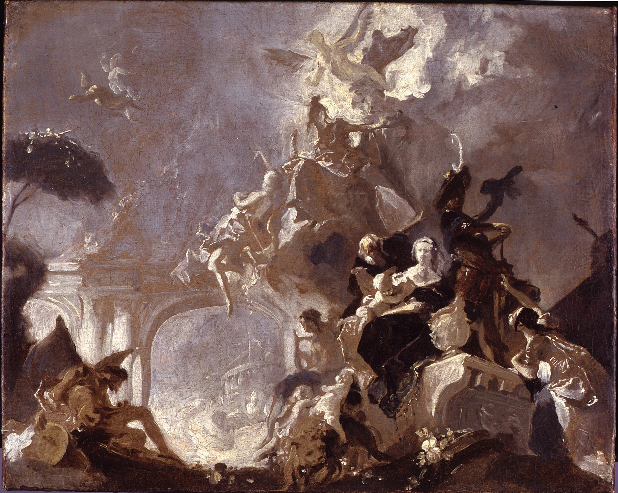 Draft for a ceiling painting