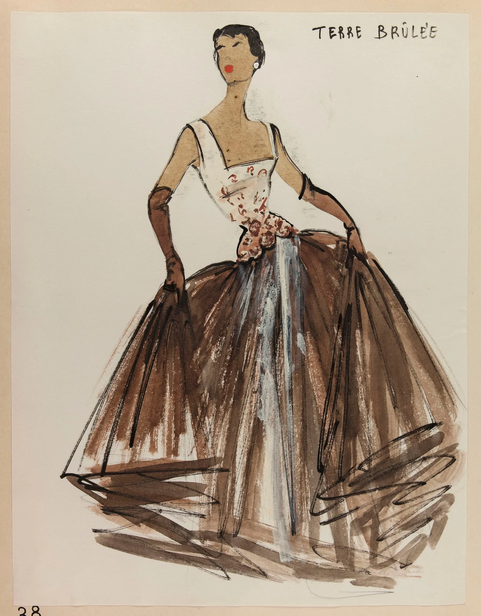 Terre brûlée, by Carven, 1952