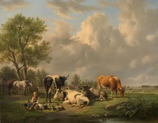 Meadow with Animals