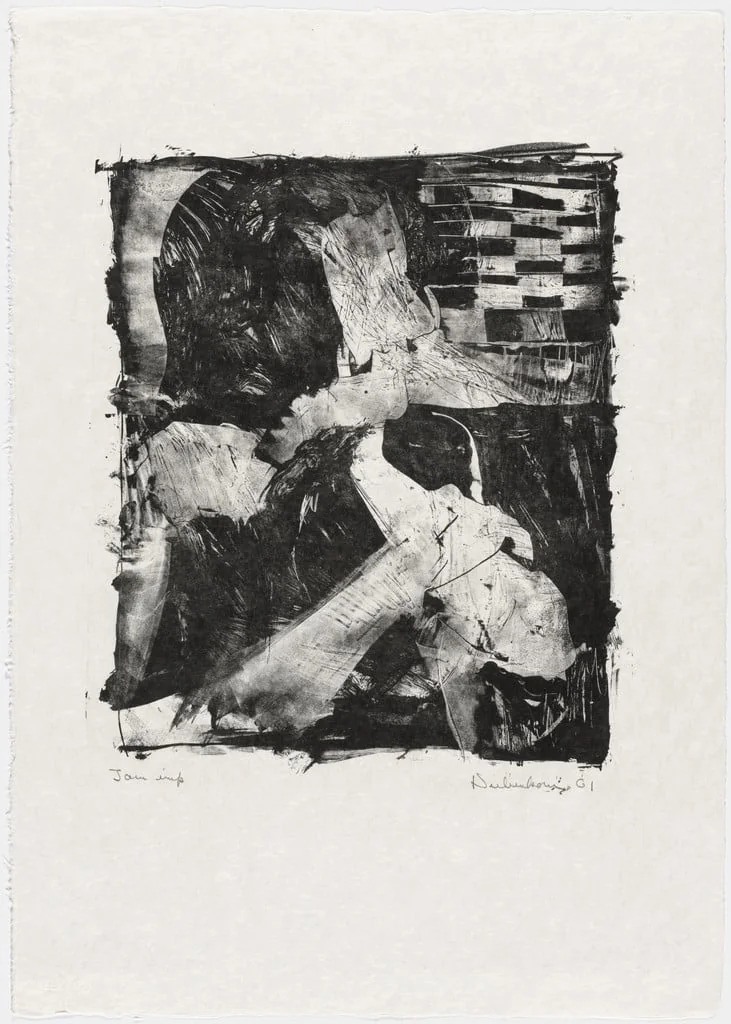 Untitled, by Richard Diebenkorn, ink, 1961