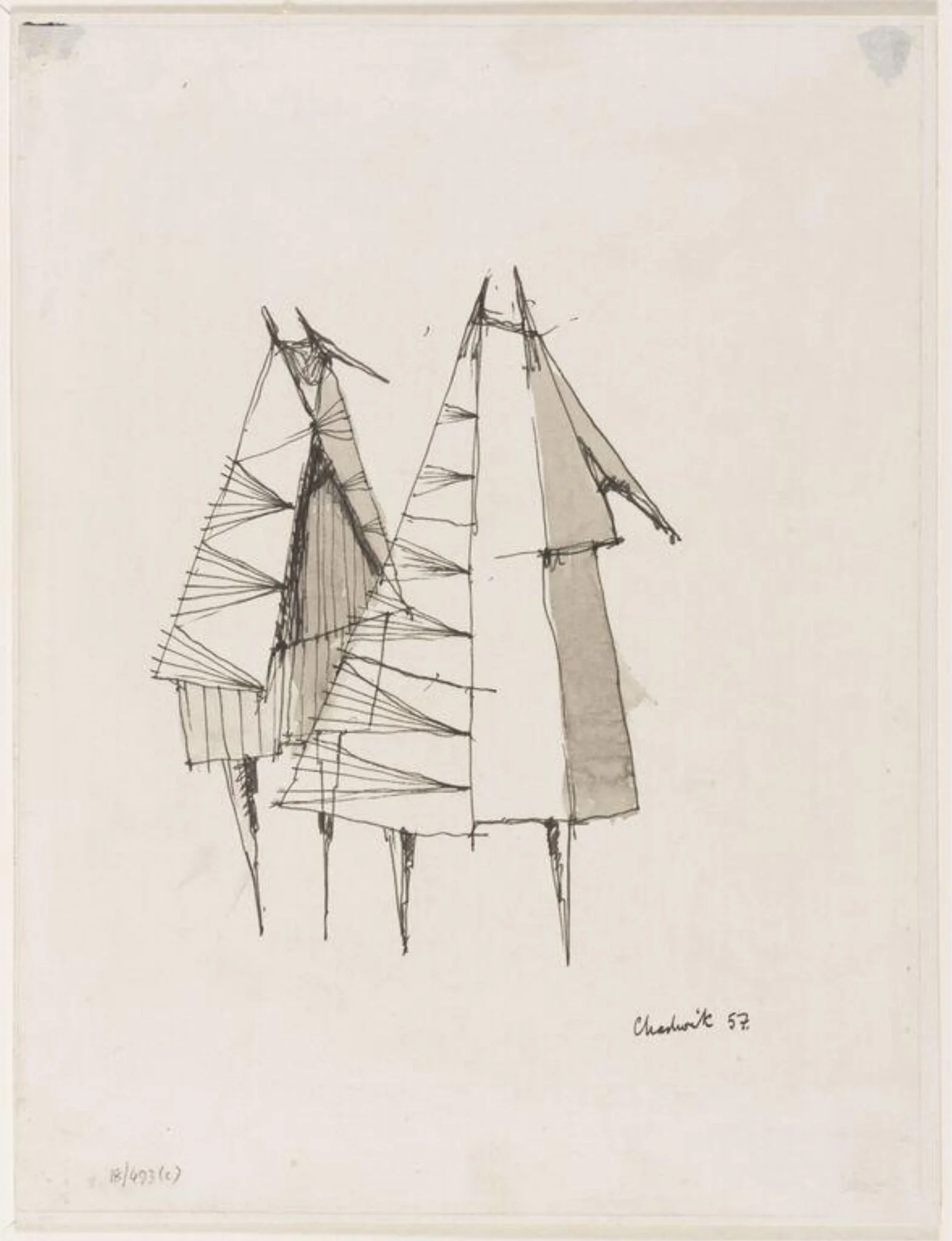 Untitled, by Lynn CBE RA Chadwick, 1957