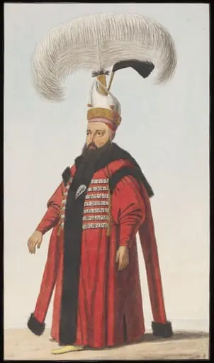 A Kulkethüdagasi or Commander of a Janissary Regiment