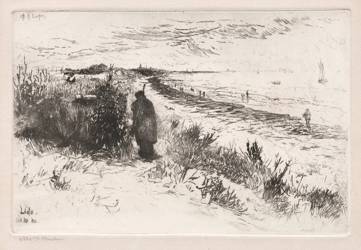 The Lido, by Otto Henry Bacher, 1880
