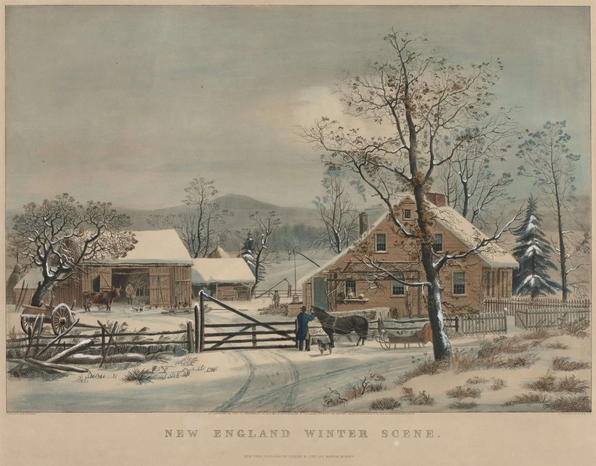 New England Winter Scene