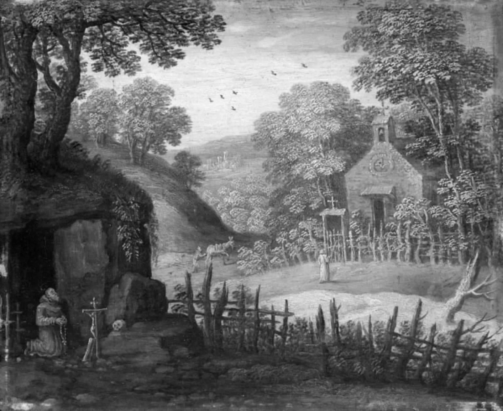 Landscape, by Unknown, unspecified, 1607