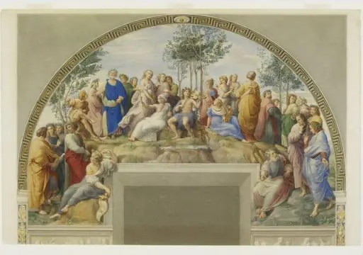 Copy after Raphael’s fresco representing the ‘Poets on Mount Parnassus’ in the Stanza della Segnatura (Vatican Palace, Rome, 1510-11), 1864-66