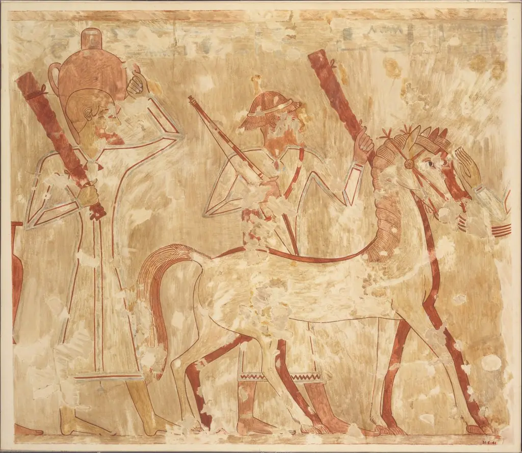 Syrians Bringing Horses, Tomb of Rekhmire