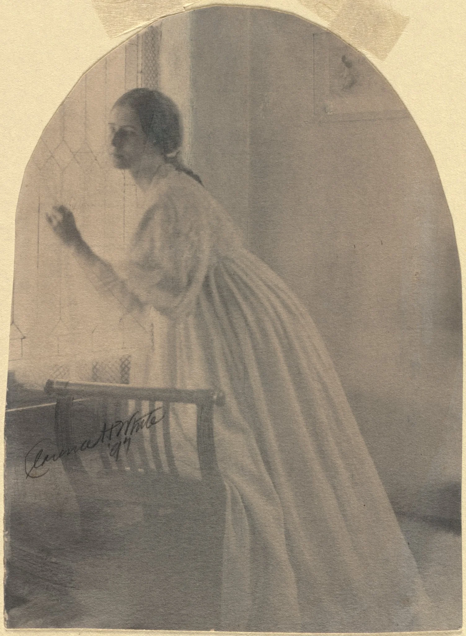 By the Window, by Clarence H. White, 1896