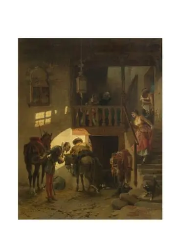 Don Quixote at the Inn