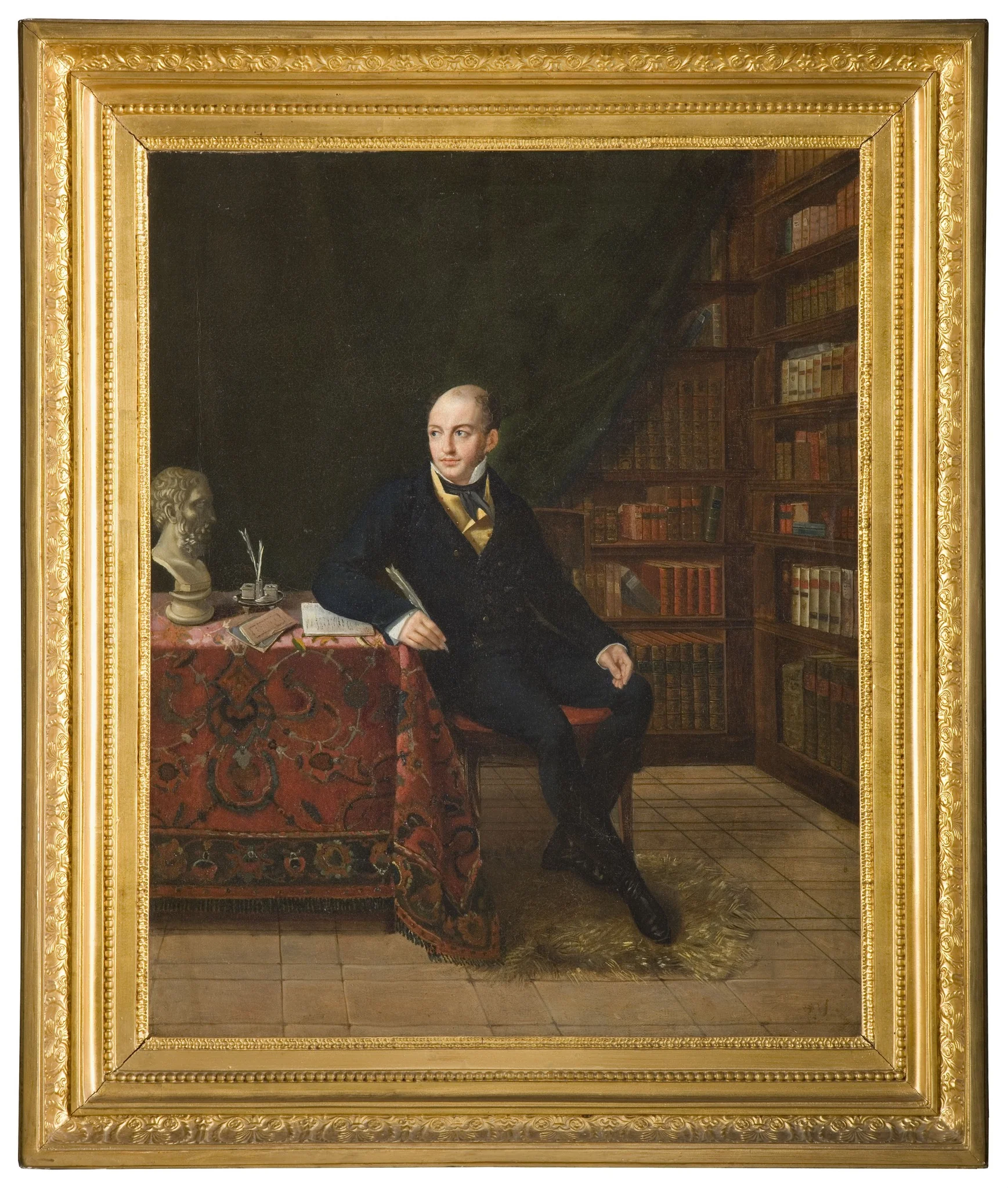 Portrait of Louis de Potter (1786-1859), by Matilde Meoni Malenchini, oil, 1790