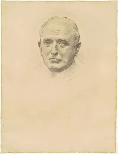 Study of Field Marshal John French for "General Officers of World War I"