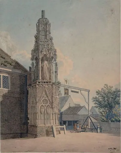 Queen Eleanor's Cross, Waltham Cross, Herts