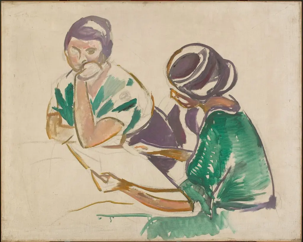 Two Women at the Table