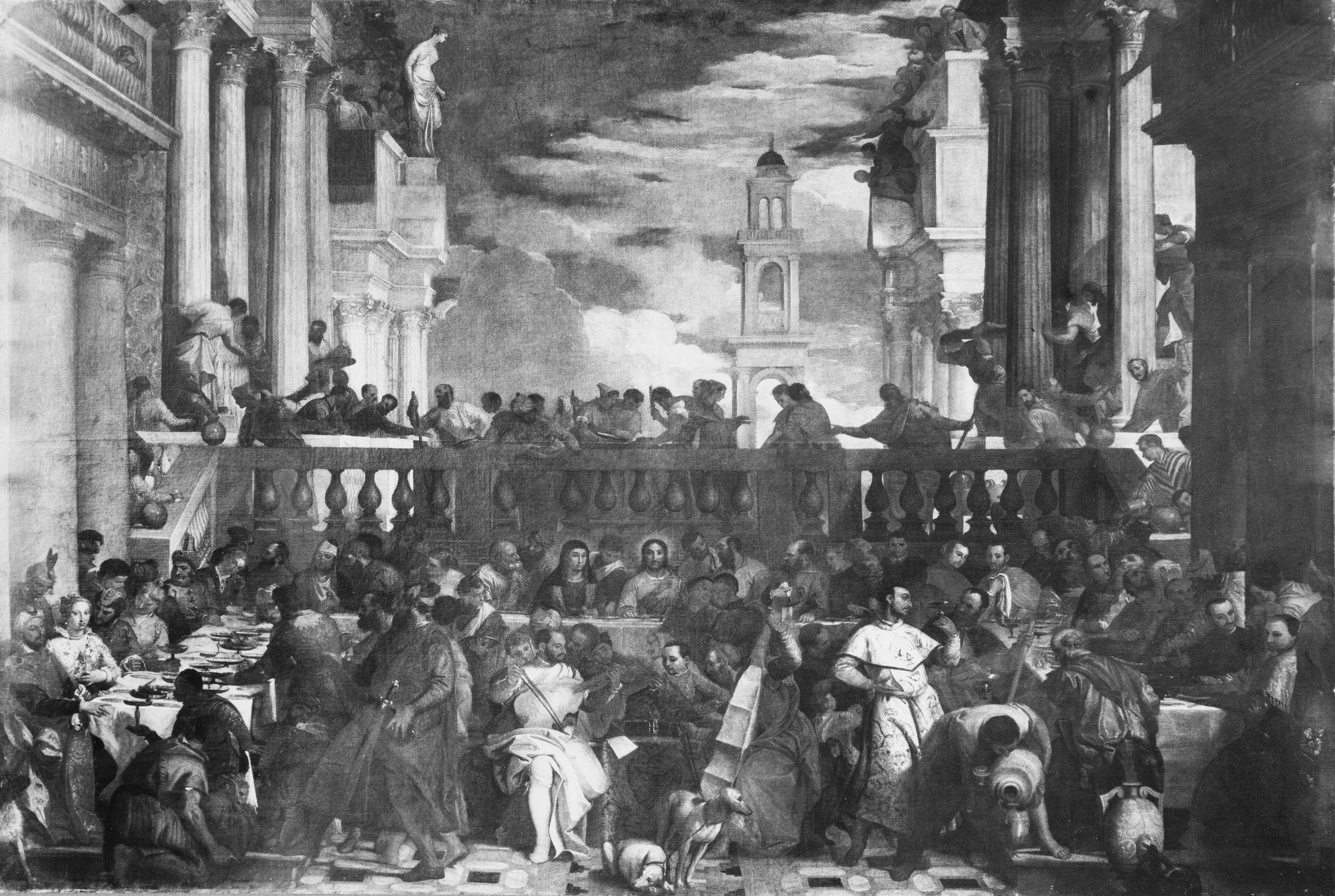 The Wedding in Cana, by Unknown, oil