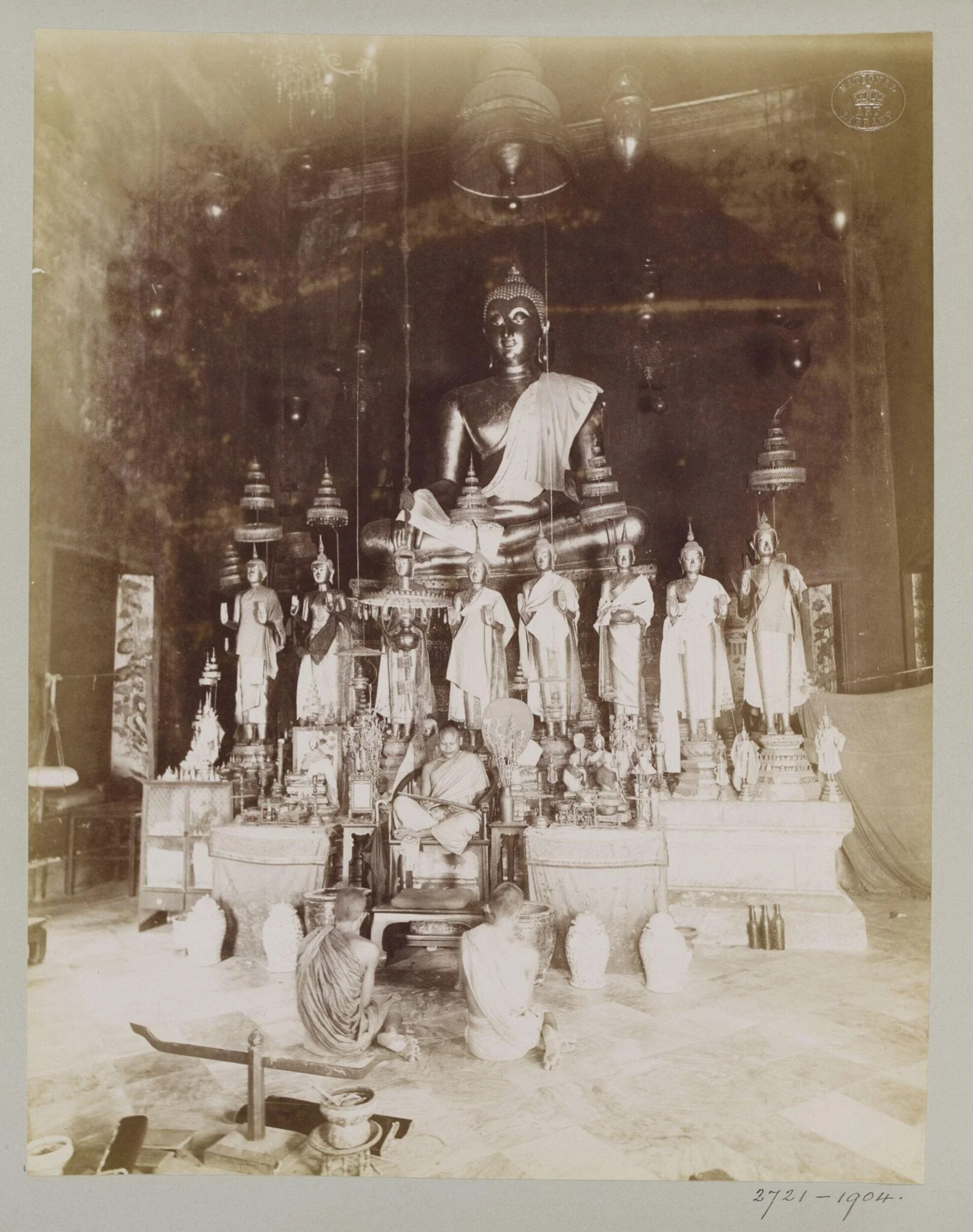 Buddha in Temple of Wat Mahan, Bangkok
