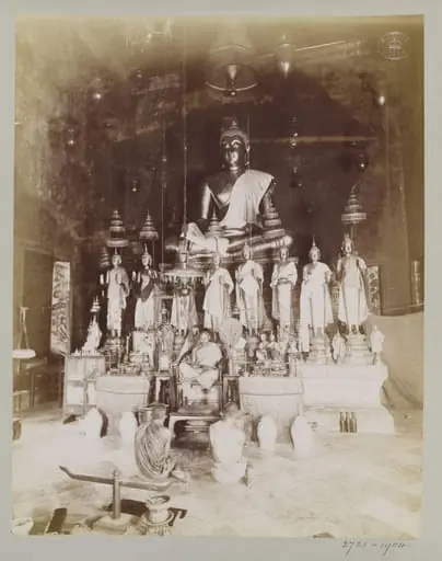 Buddha in Temple of Wat Mahan, Bangkok