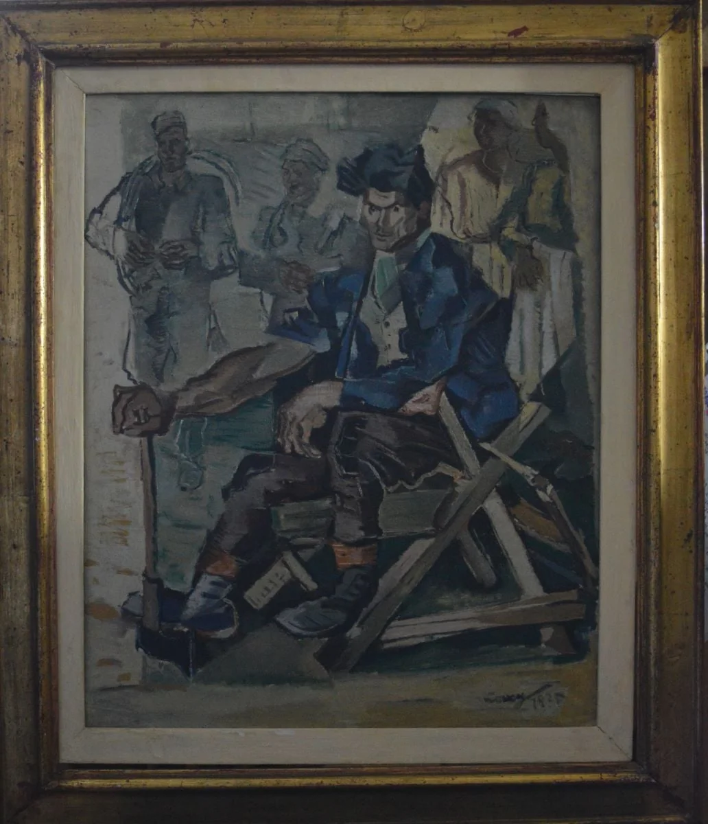 Tăietor de lemne, by Max Hermann Maxy, 1935