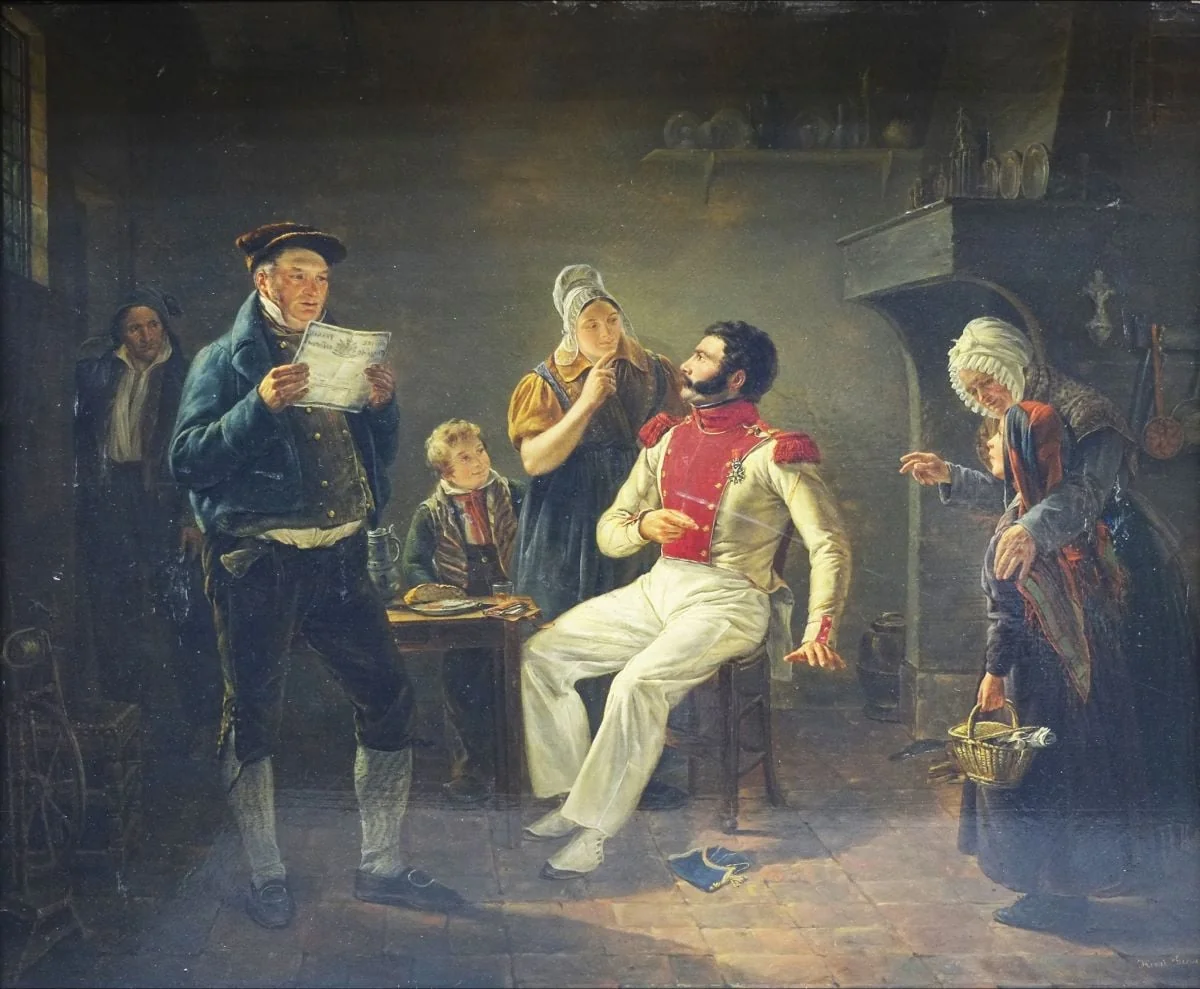 Scenă de gen, by Jean Henri de Coene, unspecified, 1850