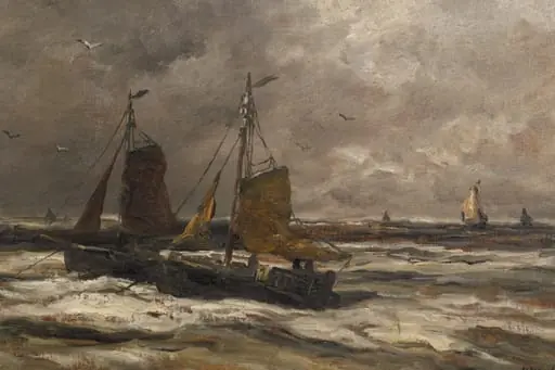 Bărci la Scheveningen