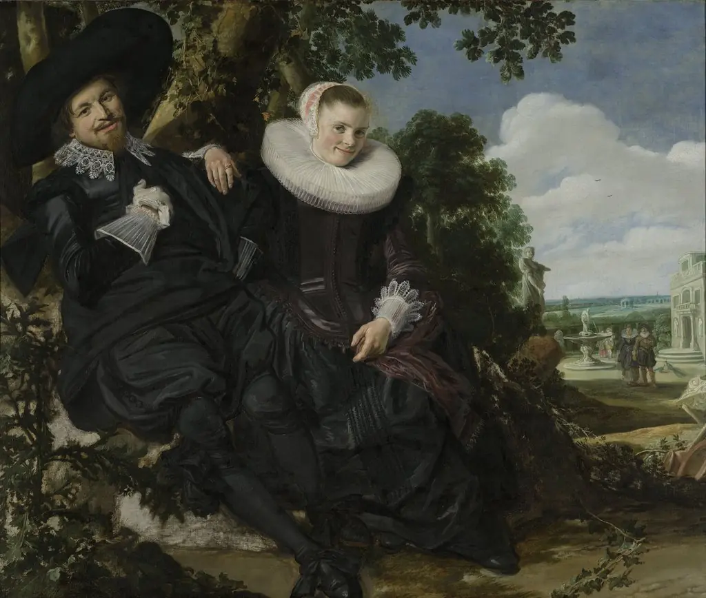 Portrait of a Couple probably Isaac Massa and Beatrix van der Laen