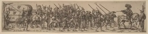 The Baggage Train with the Sergeant-Major