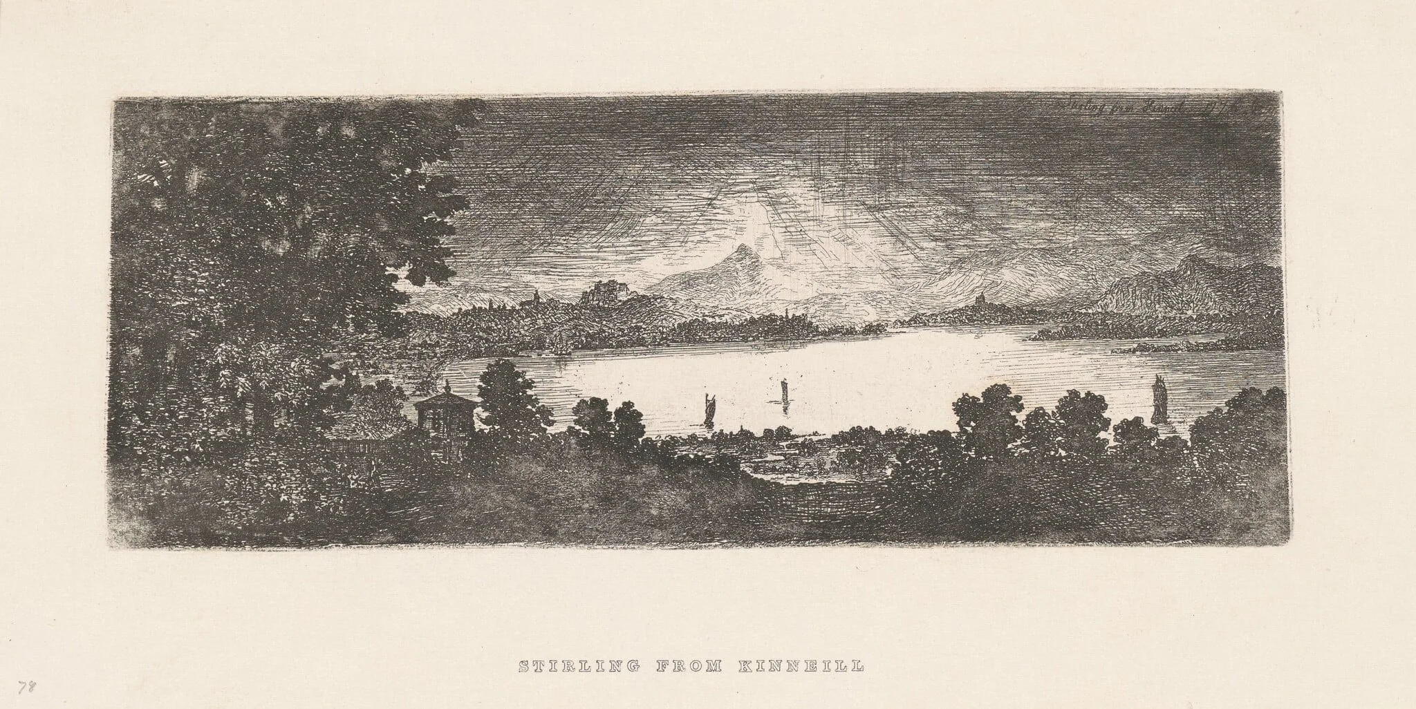 Stirling from Kinnell, by of Eldin, John Clerk, ink, 1776