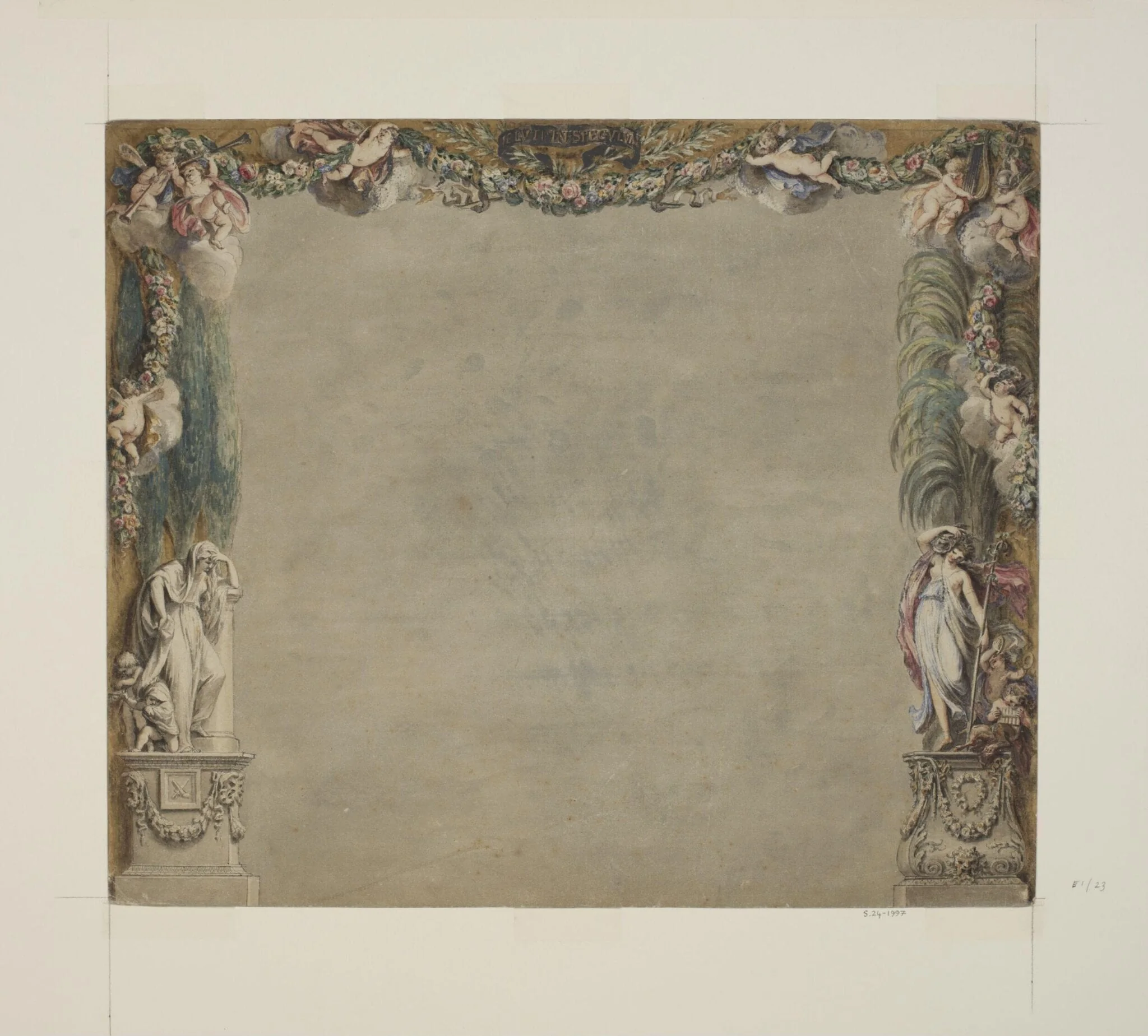 Untitled, by Giovanni Battista Cipriani, watercolor, 1777