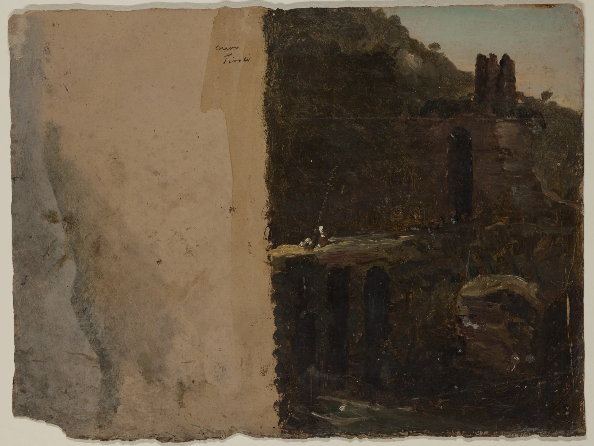 Arch of Nero, Tivoli, by Thomas Cole, unspecified, 1832
