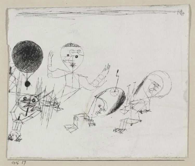 With the Dot, by Paul Klee, 1916