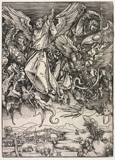 Revelation of St. John: St. Michael fighting the Dragon