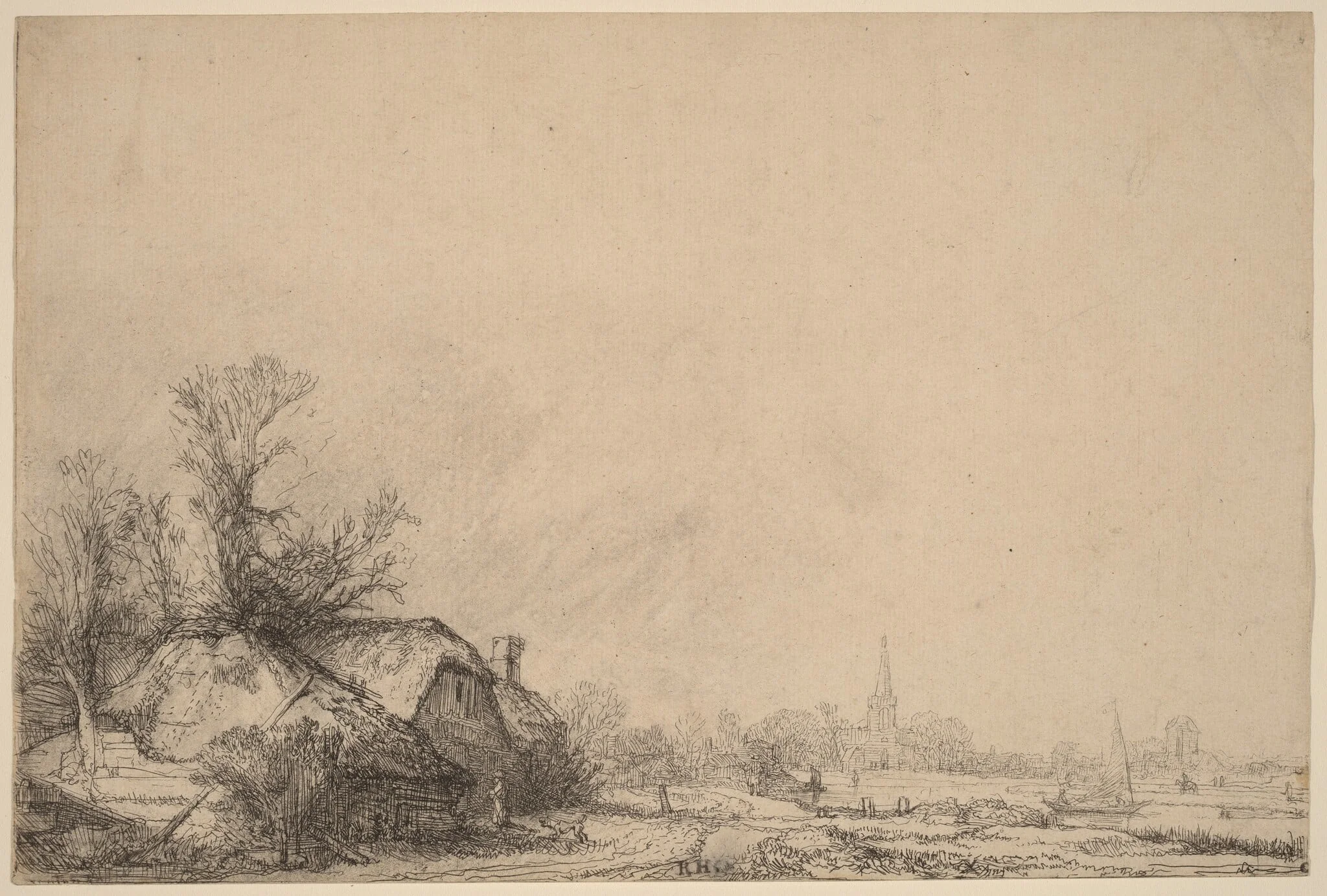 Cottage beside a Canal