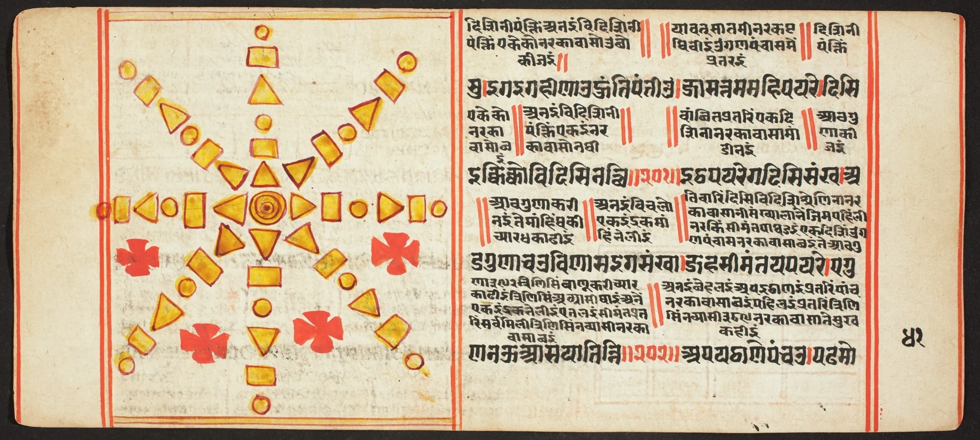Tantric Manuscript, "Sangrahani Sutra", by Unknown, unspecified