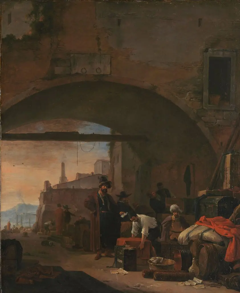 View of a Levantine port
