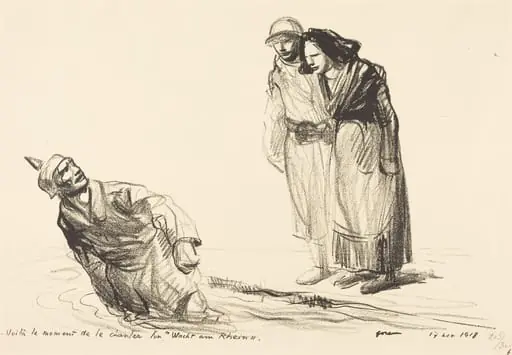 Voilà le Moment de le chantes tun "Wacht am Rhein"