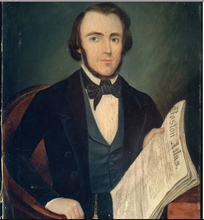 Portrait of a Man with Boston "Atlas".