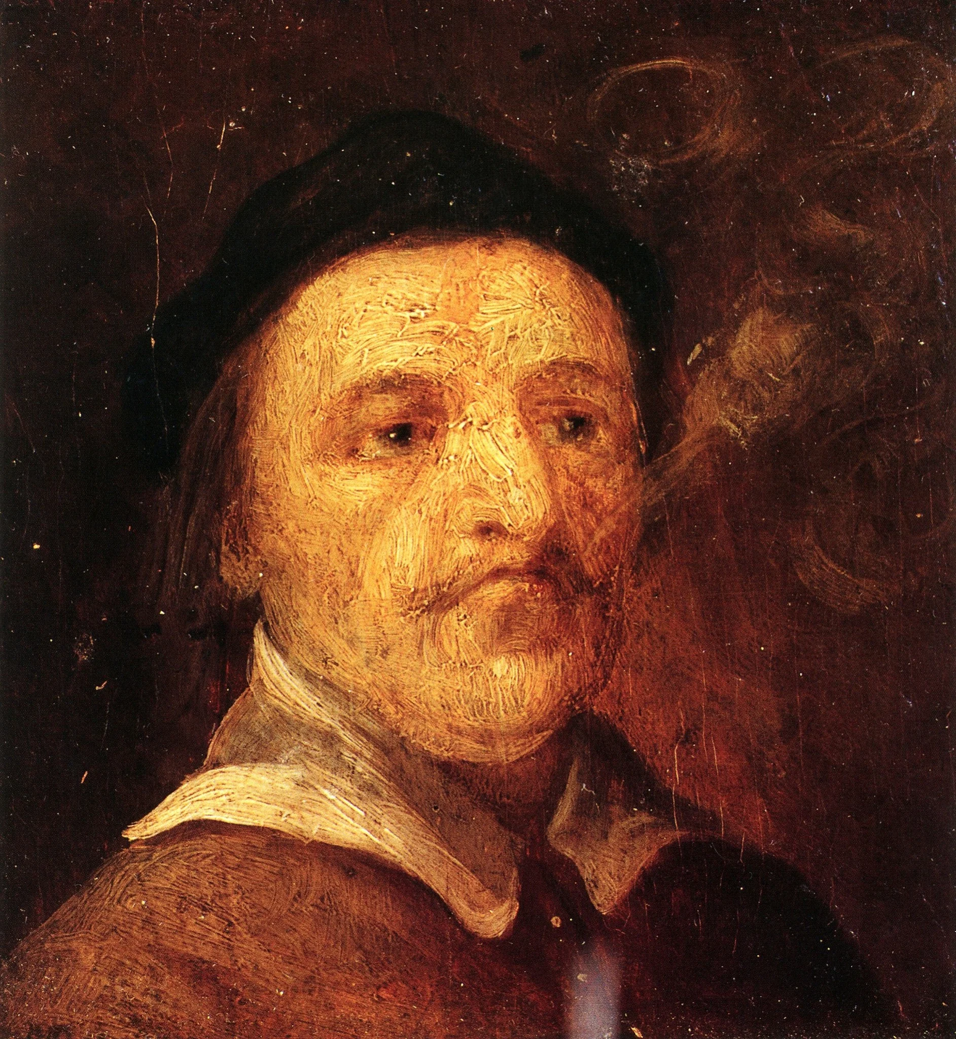The smoker, by Unknown, unspecified