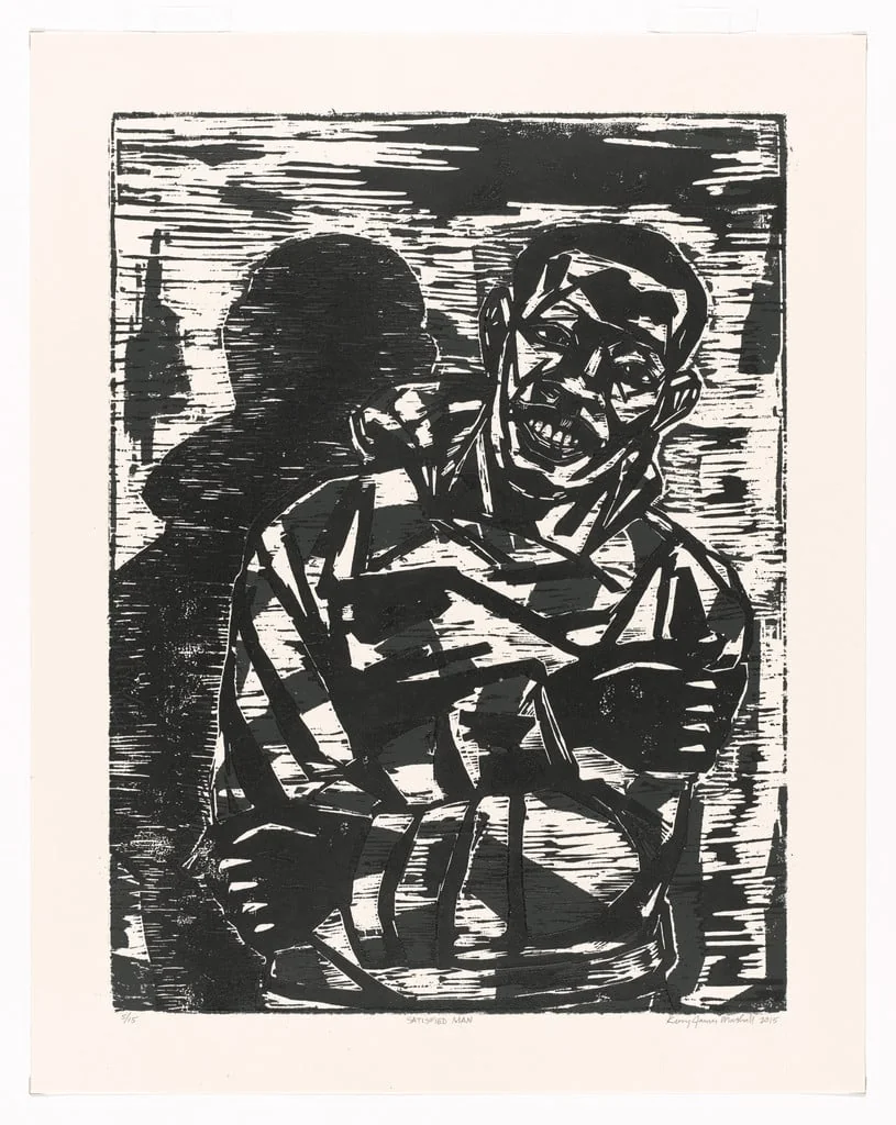 Untitled, by Kerry James Marshall, ink, 2015