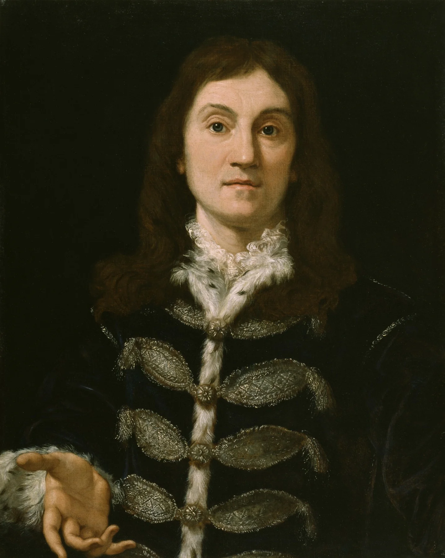 Portrait of a Man, by Giovanni Battista Gaulli, oil, 1700